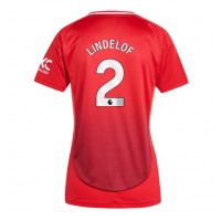 Maglie da calcio Manchester United Victor Lindelof #2 Prima Maglia Femminile 2024-25 Manica Corta